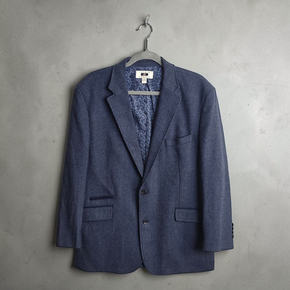 Nwot Joseph Abboud Wool Blend Classic Blue Blazer Size XL